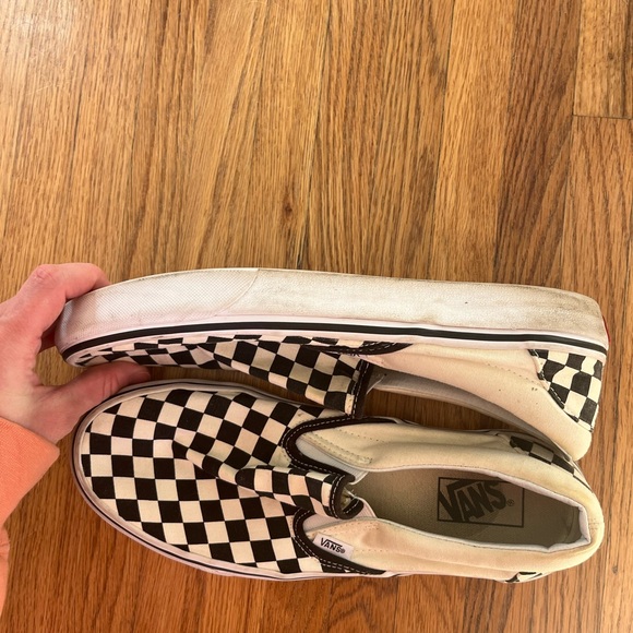 Men’s Black and White Checkered Vans - Picture 13 of 13